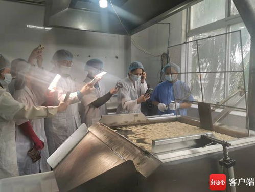 海南本土網紅探訪龍泉人食品工廠 為網友安全采購年貨 保駕護航